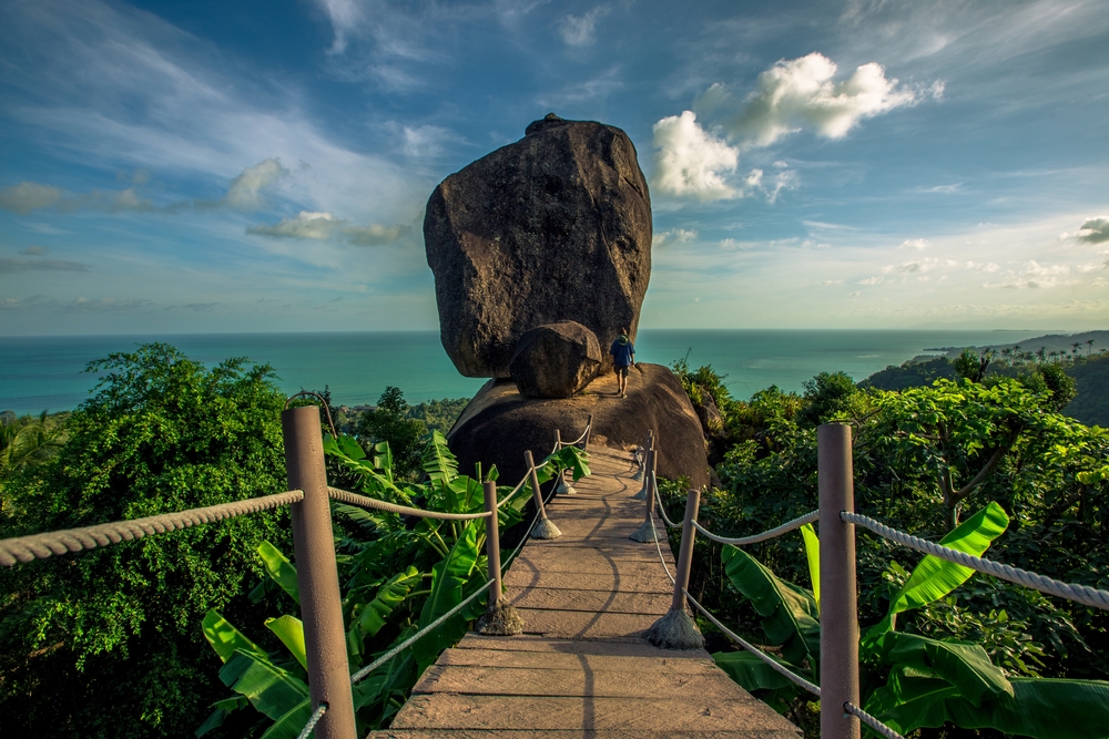 Overlap Stone in Koh Samui, Surat Thani, Thailand