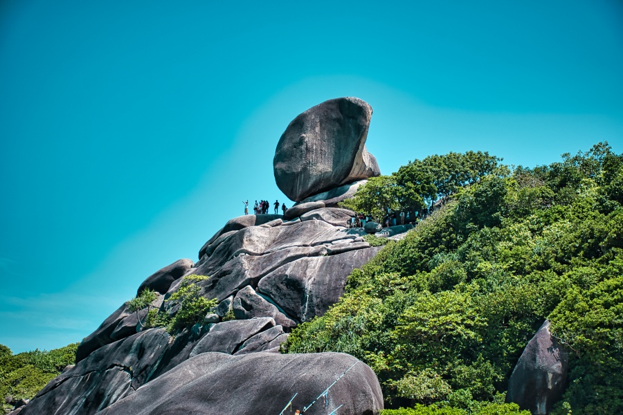 Sailboat Rock of Donald Duck Bay on Similan Island No. 8