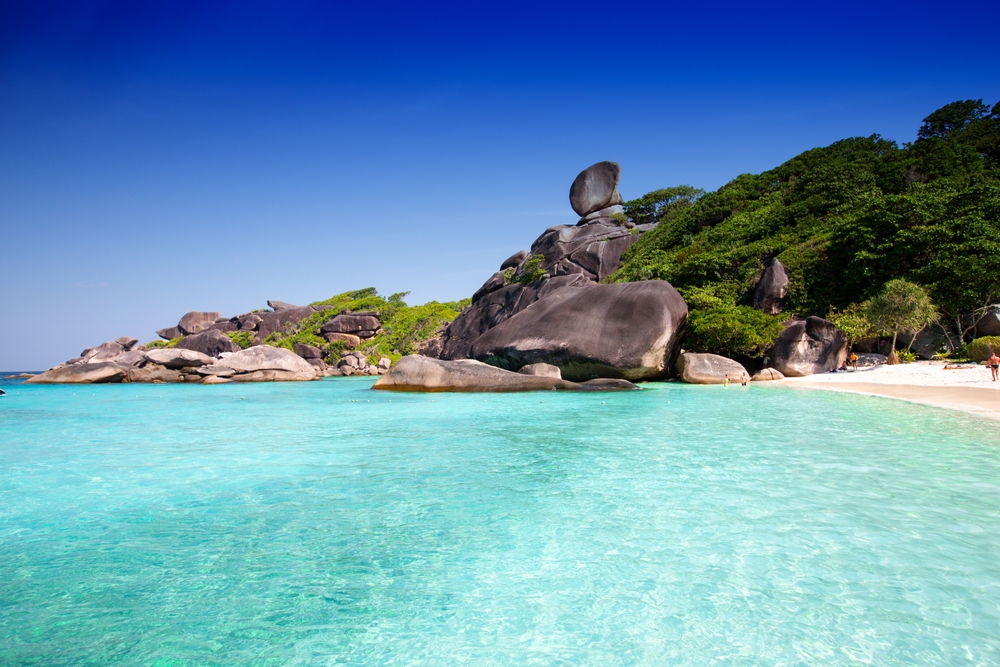Donald Duck Bay on Similan Island No. 8, Thailand