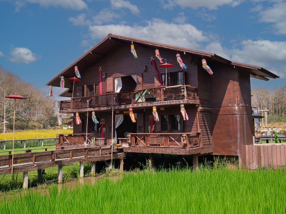 บ้านกลางนาดรุณี หนึ่งในที่พักโฮมสเตย์บ้านนาต้นจั่น สุโขทัย