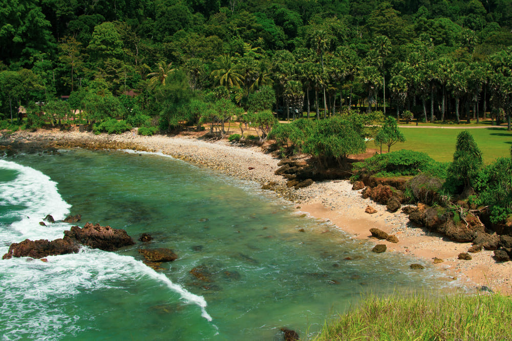 วิวชายหาดและธรรมชาติร่มรื่นในอุทยานแห่งชาติหมู่เกาะลันตา เที่ยวกระบี่สายธรรมชาติ